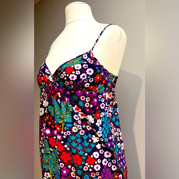 FOEVER 21 FLORAL PRINT MAXI DRESS WITH ADJUSTABLE STRAPS - Picture 2 of 8